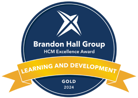2024 Brandon Hall Gold Award for Learning and Development